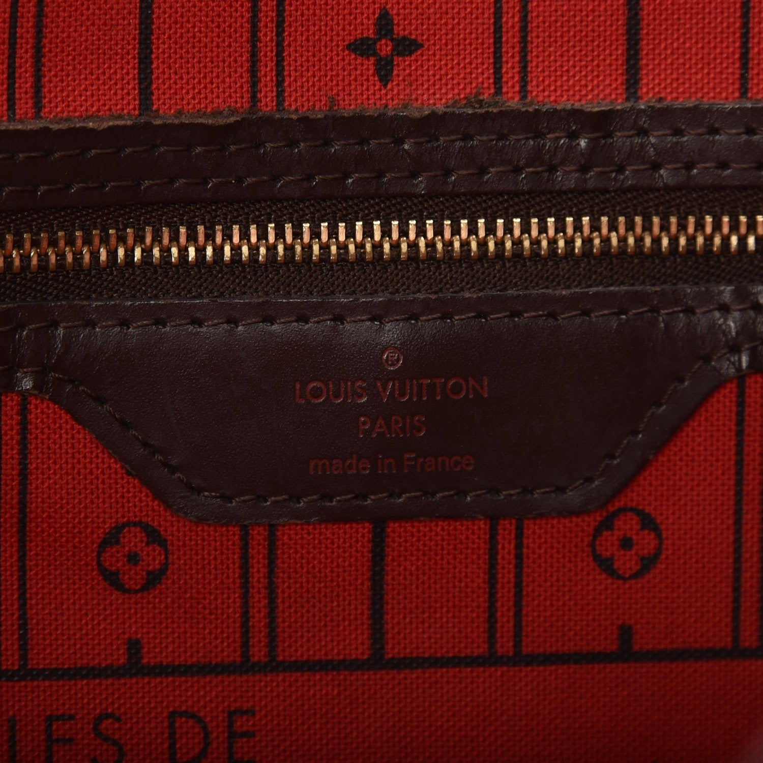 Louis Vuitton Damier Ebene Neverfull MM 6 of 7