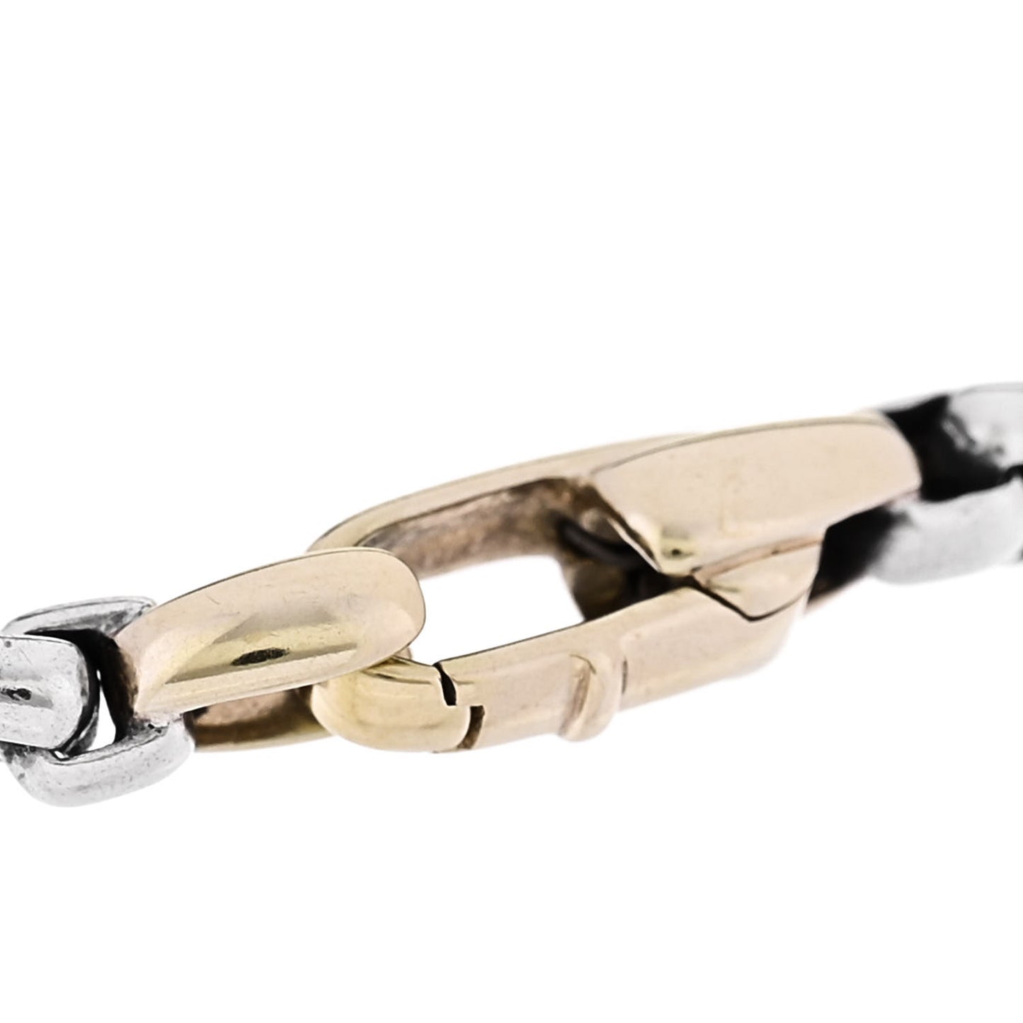 Sterling Silver 14K Yellow Gold 4mm Box Chain Bracelet