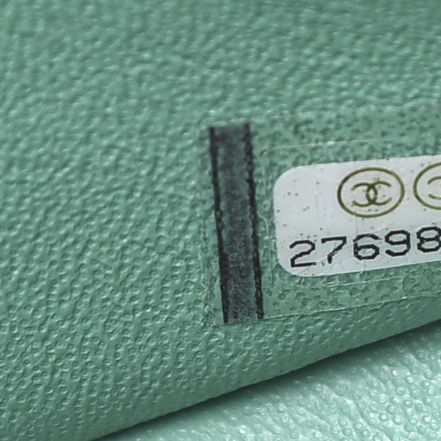 Lambskin Quilted Mini Square Flap Turquoise