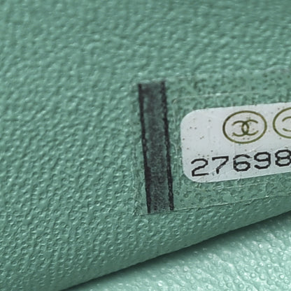 Chanel Lambskin Quilted Mini Square Flap Turquoise 7 of 10