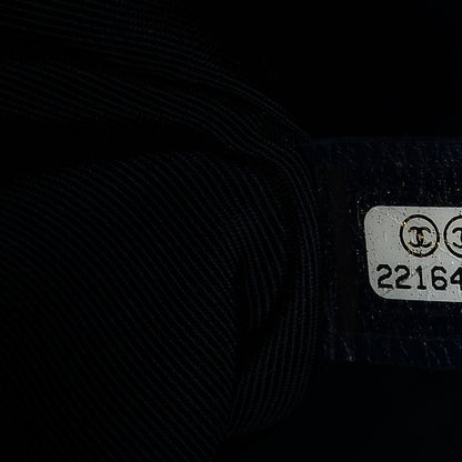 Chanel Washed Denim Quilted Small Urban Spirit Drawstring Bag Dark Blue 7 of 7