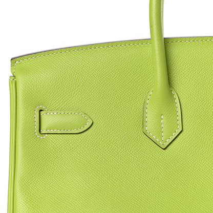 Hermes Epsom Candy Birkin 35 Kiwi Lichen 24 of 41