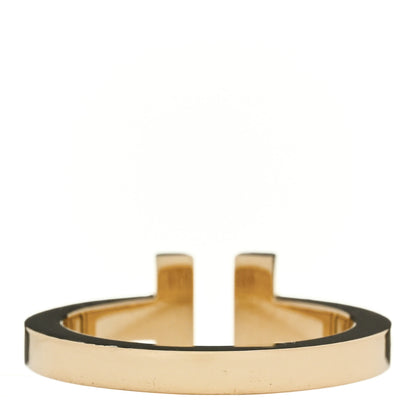 Tiffany 18K Yellow Gold T Square Ring 53 6.5 3 of 5