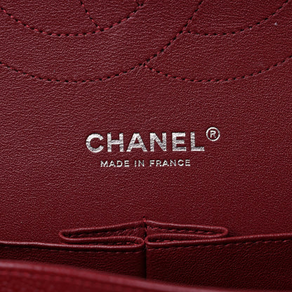 Chanel Caviar Quilted Jumbo Double Flap Dark Red 6 of 12