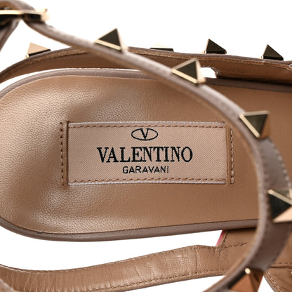 Valentino Garavani Patent Nappa Rockstud Ankle Strap 100mm Pumps 40.5 Candy Rose Poudre 6 of 10