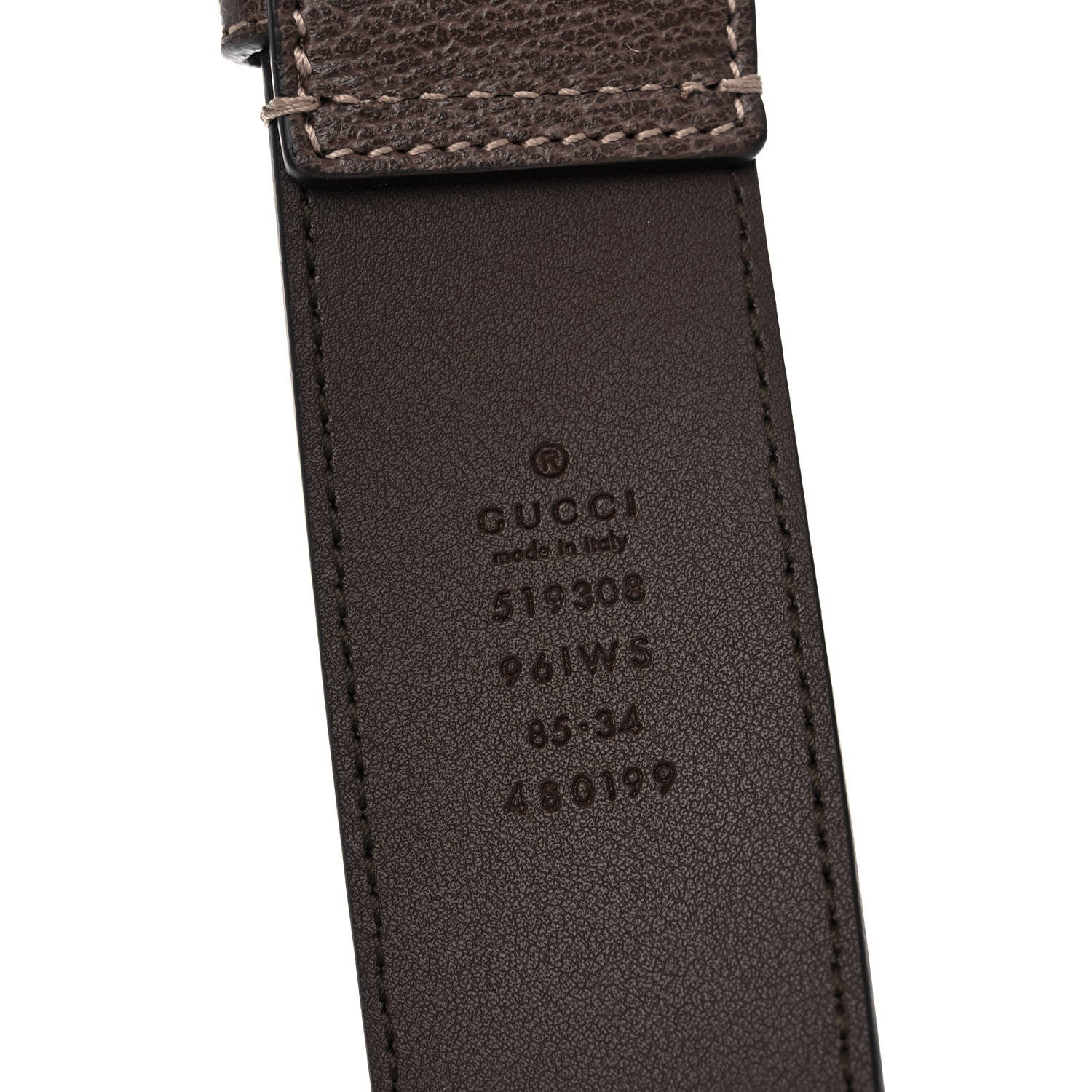 Gucci GG Supreme Monogram Ophidia Belted iPhone Case 85 34 Dark Brown 10 of 10