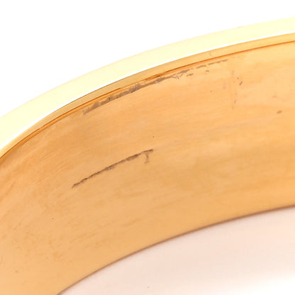 Hermes Enamel Narrow Clic Clac H Bracelet GM Marron Glace 5 of 6