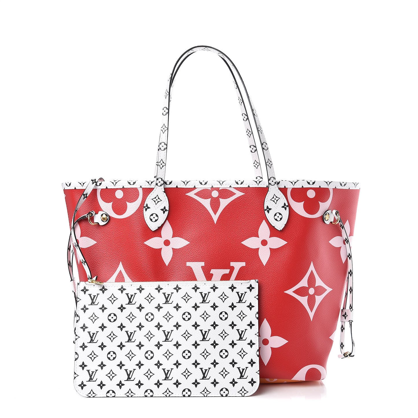 Monogram Giant Neverfull MM Rouge