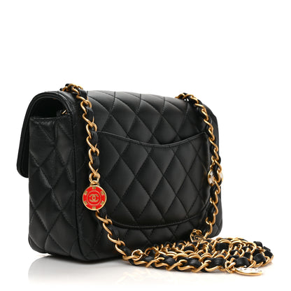 Chanel Lambskin Quilted Casino Chips Mini Flap Black 3 of 9