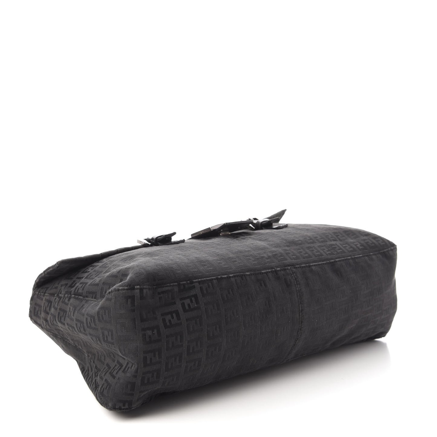 Zucchino Flap Shoulder Bag Black