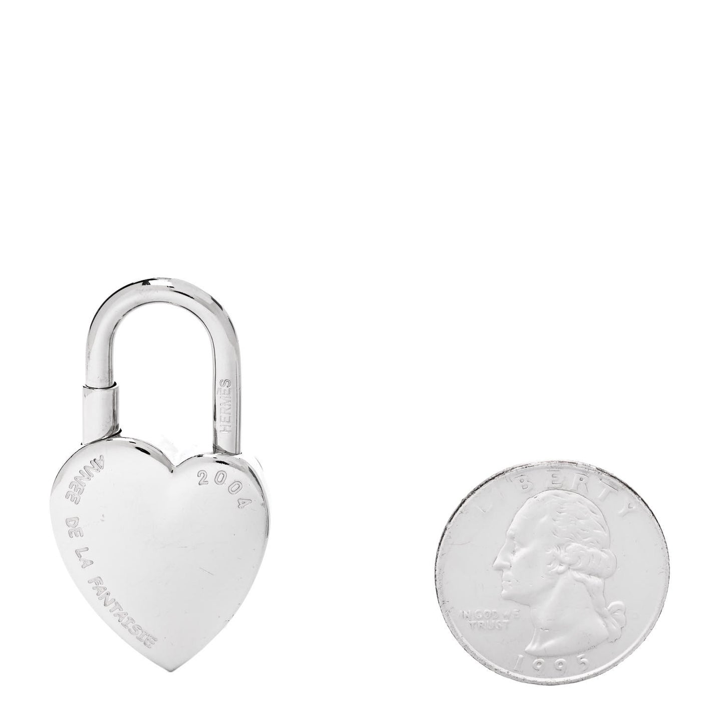 Palladium Annee De La Fantaisie Heart Cadena Lock