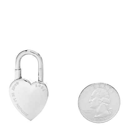 Hermes Palladium Annee De La Fantaisie Heart Cadena Lock 2 of 4