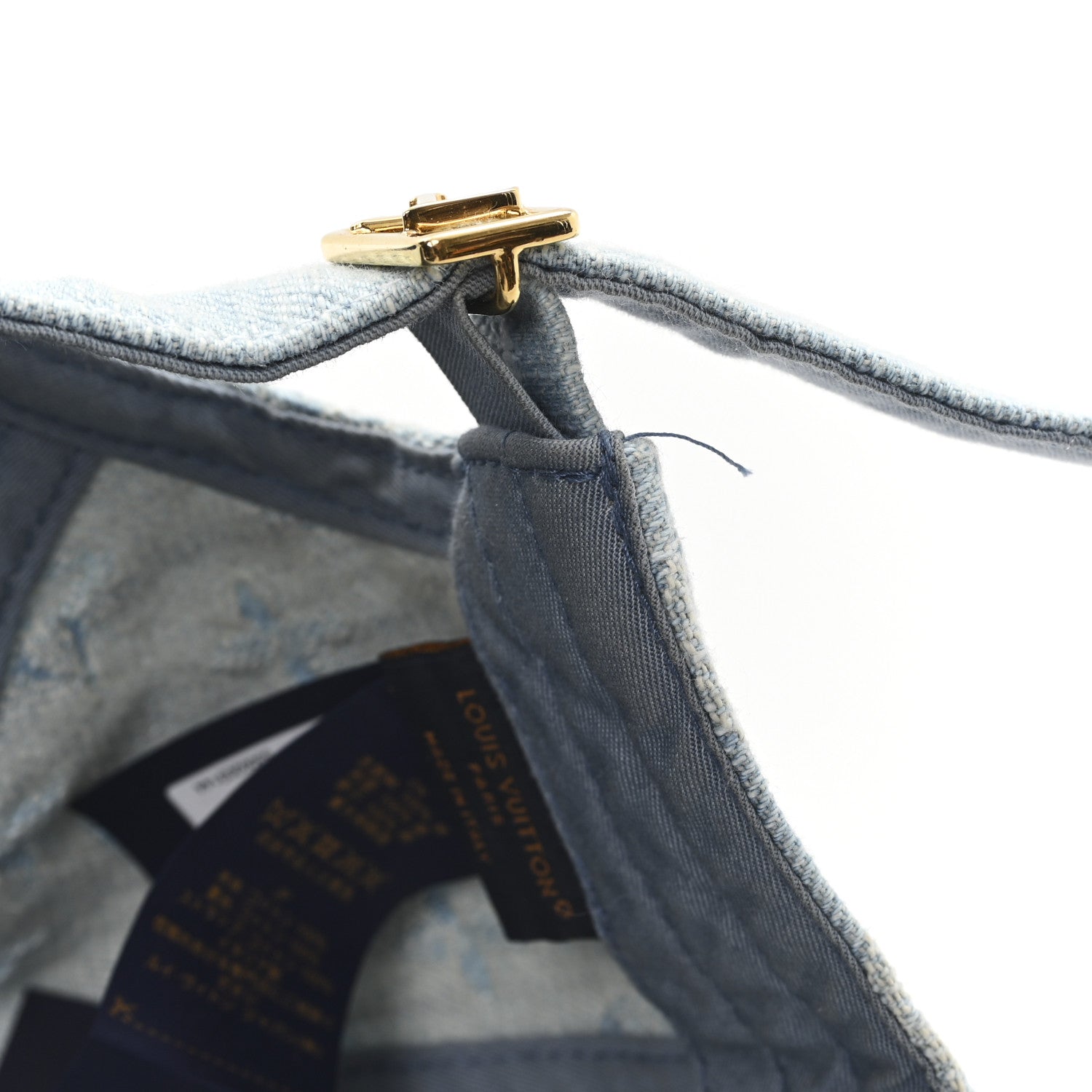 Louis Vuitton Monogram Denim Cap L Blue 1840567 – FASHIONPHILE