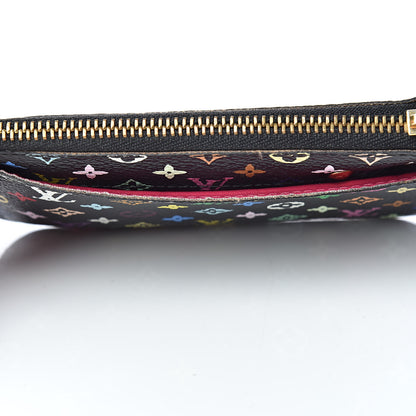 Louis Vuitton Monogram Multicolor Key Pouch Black Grenade 8 of 11