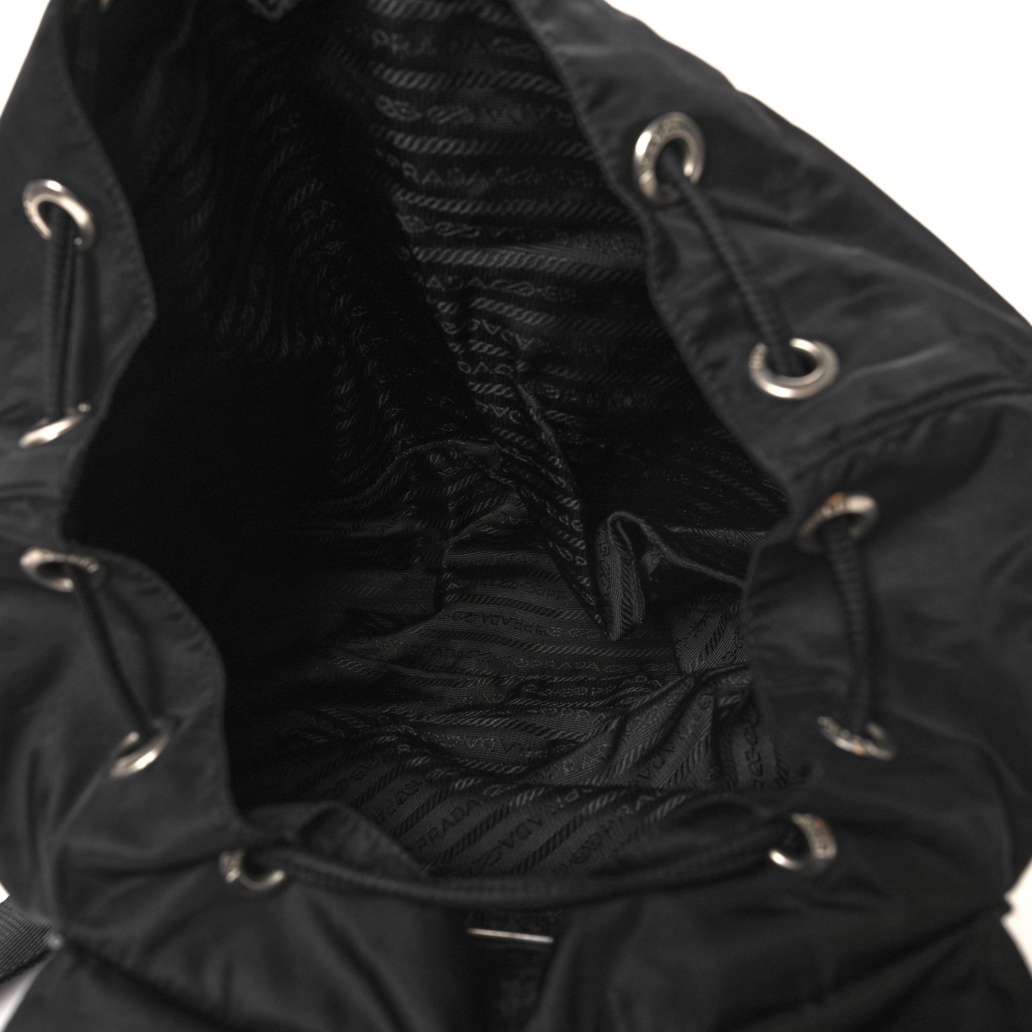 Prada Nylon Vela Backpack Black 5 of 11