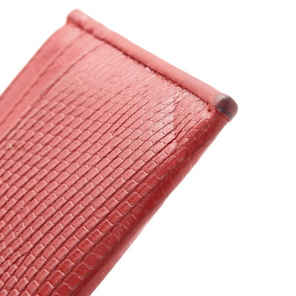 Chanel Lizard Card Holder Red 13 of 14