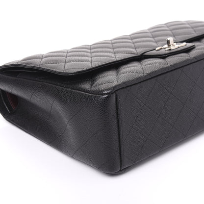 Chanel Caviar Quilted Maxi Double Flap Black 8 of 10