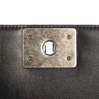 Chanel Calfskin Quilted Large Boy Flap Black 6 of 9