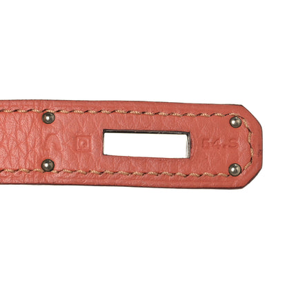 Hermes Taurillon Clemence Kelly Retourne 28  Rose Thé 7 of 13