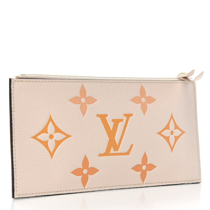 Louis Vuitton Empreinte Monogram Giant By The Pool Pochette Felicie Zippered Insert Cream Saffron 3 of 6