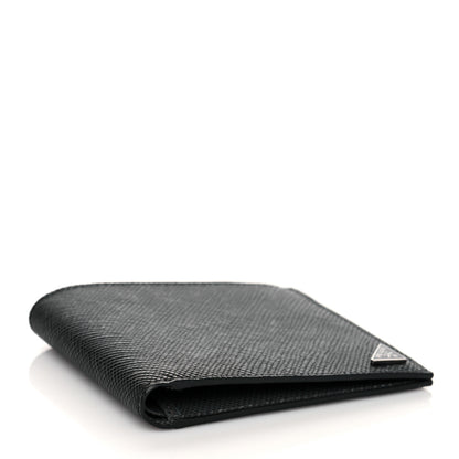 Prada Saffiano Bi-Fold Wallet Black 4 of 8