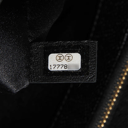Chanel Caviar Quilted Grand Shopping Tote GST Black 7 of 8