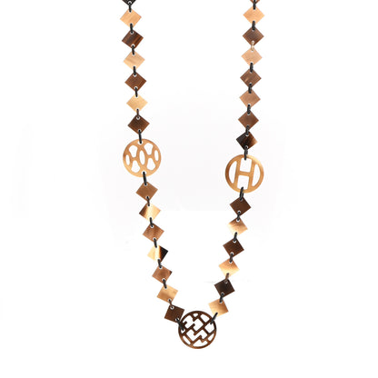 Hermes Buffalo Horn Lacquer Lena Necklace 1 of 6