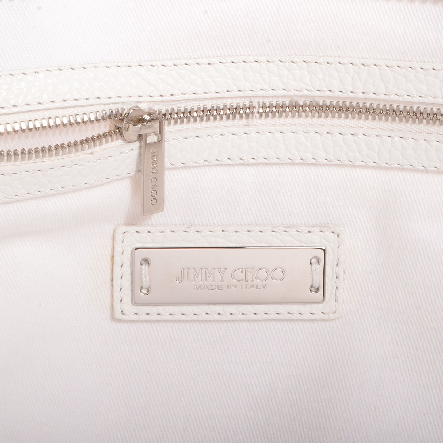 Denim Leather Studded Union Jack Print Tote