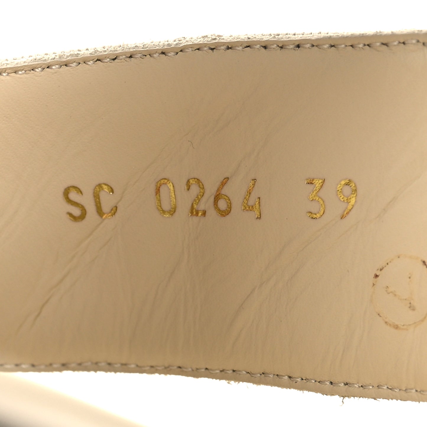 Monogram LV Sunset Comfort Flat Sandals 39 Dune Beige