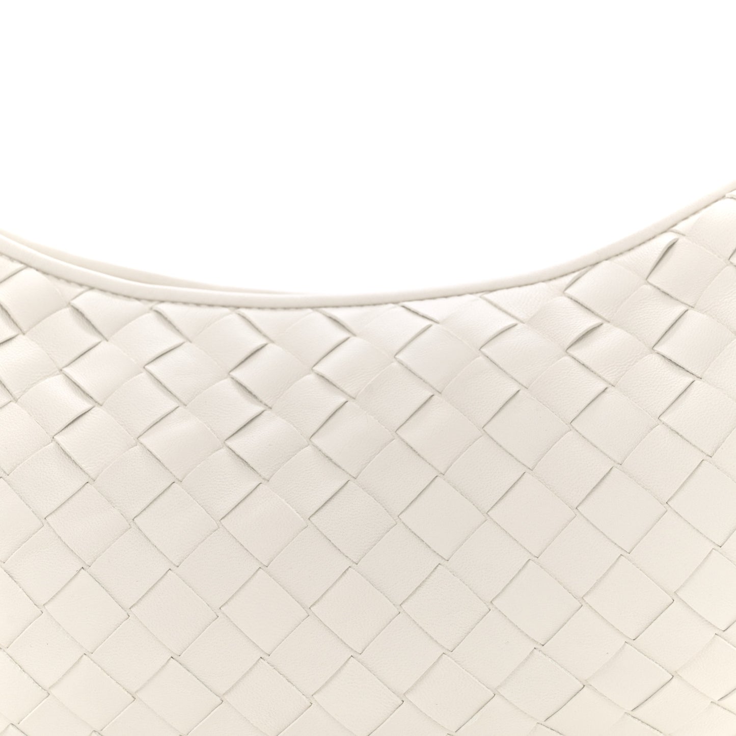 Nappa Intrecciato Buddy Bag White