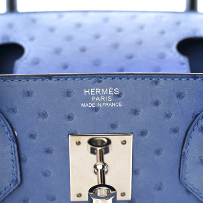 Hermes Ostrich Birkin 30 Mykonos 6 of 12