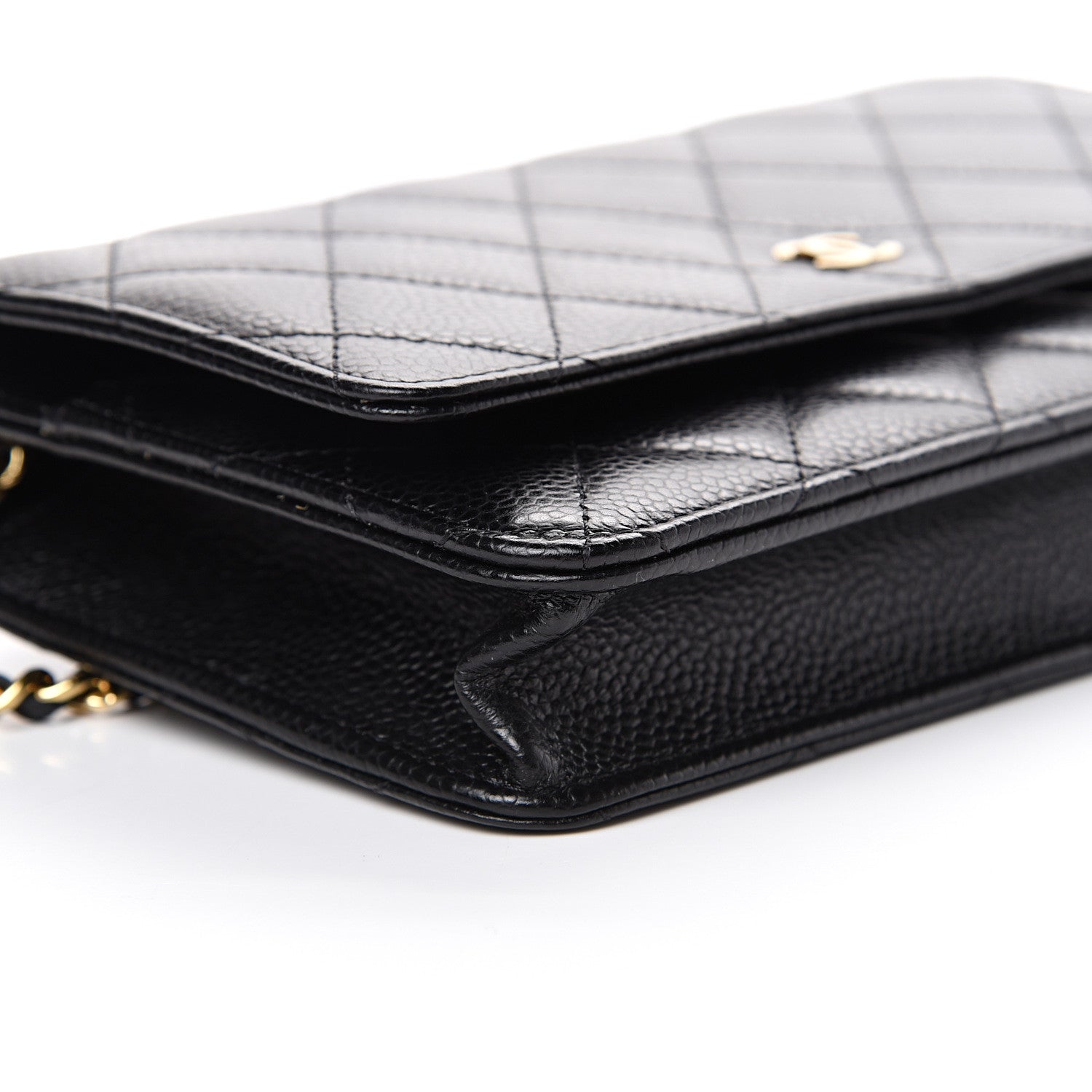 Chanel Caviar Quilted Wallet On Chain WOC Black 9 of 11