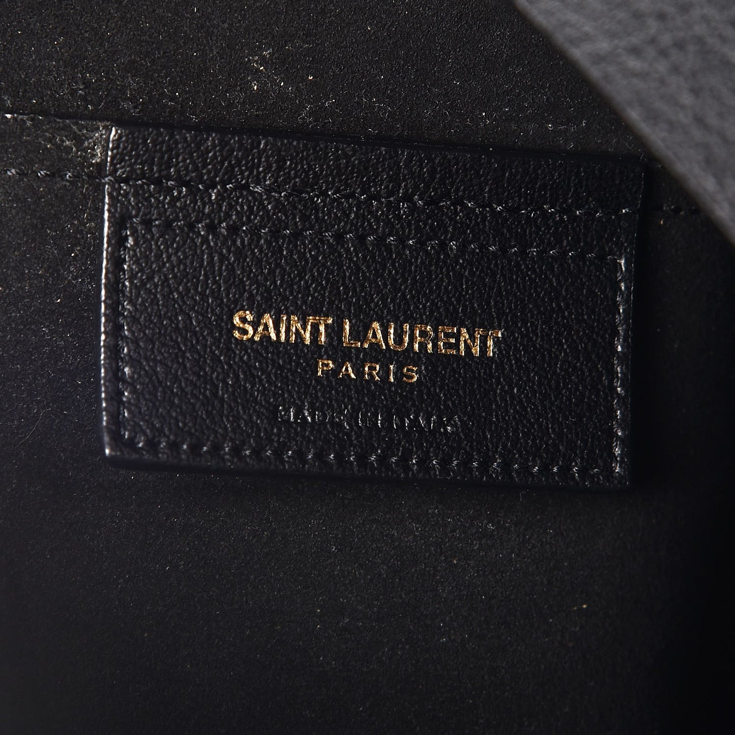 Calfskin Large Shopping Tote Black