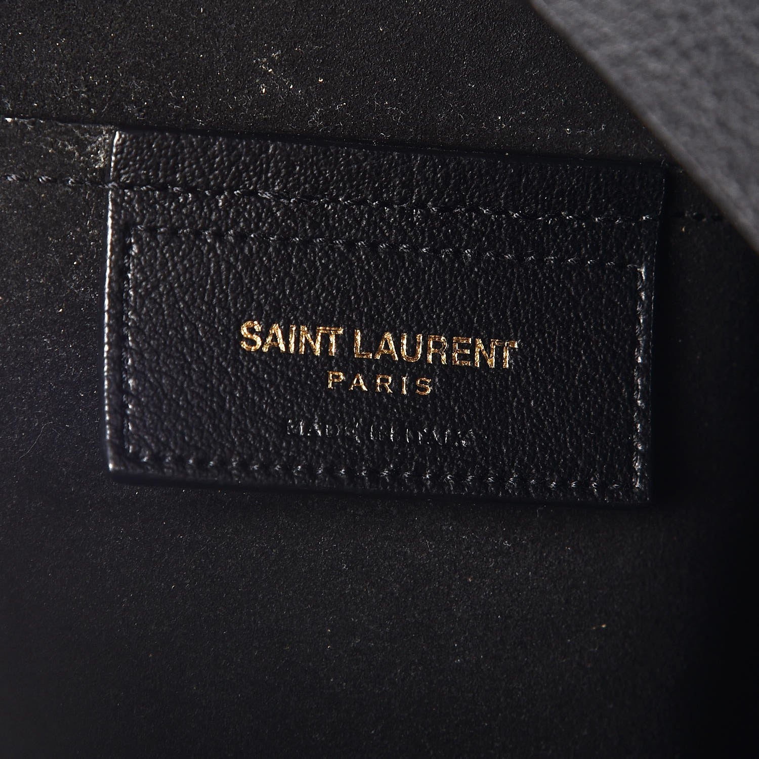 Saint Laurent Calfskin Large Shopping Tote Black 7 of 8