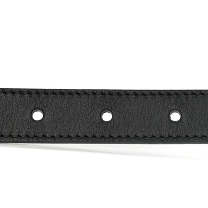 Gucci Calfskin Queen Margaret Bee Belt 75 30 Black 3 of 6