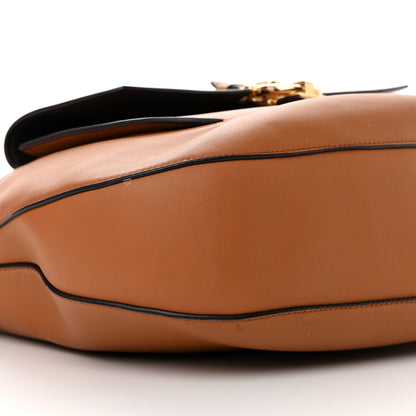 Salvatore Ferragamo Calfskin Fiona Hobo Brown 8 of 15
