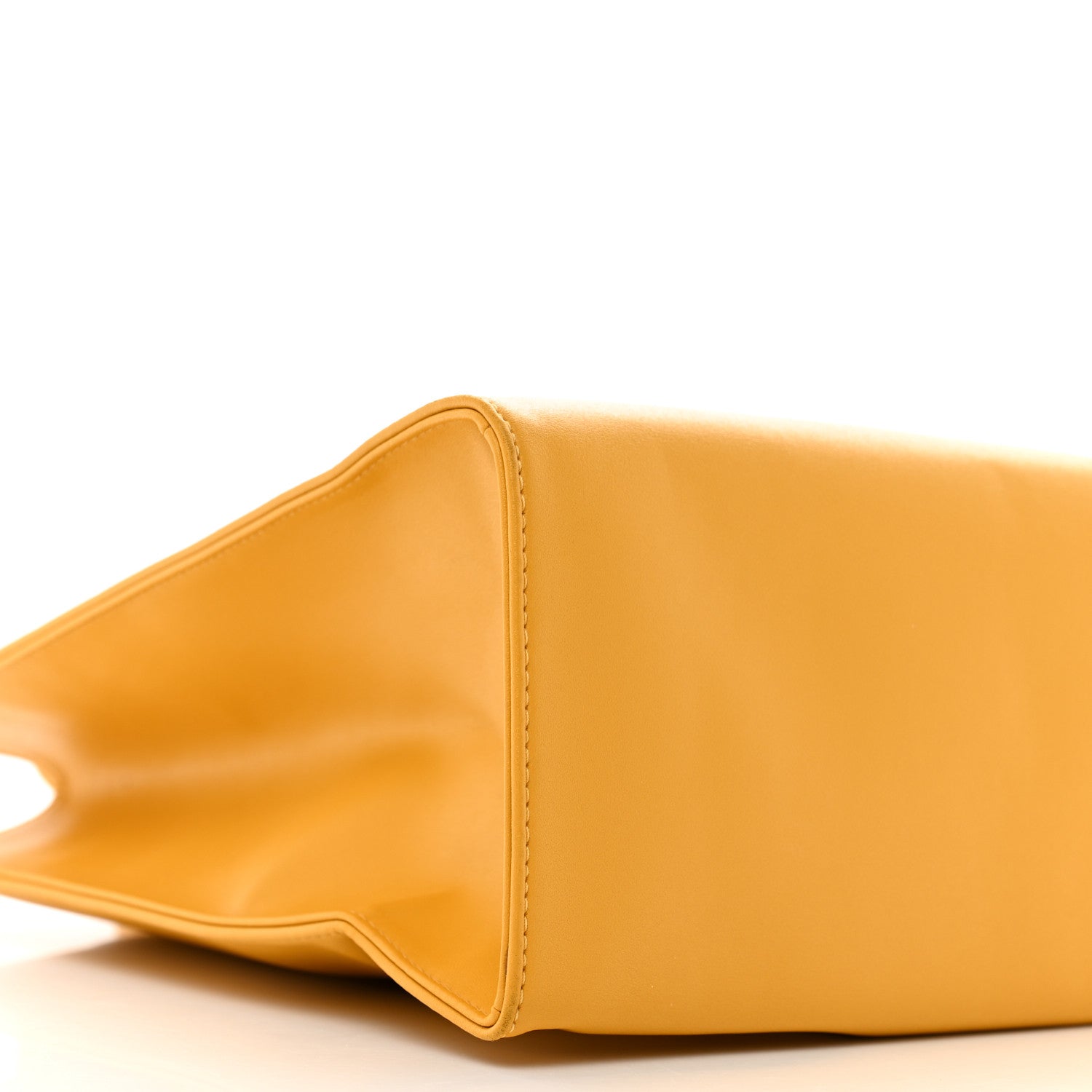 Telfar Vegan Leather Medium Shopping Bag Yellow 9 of 13