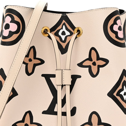 Louis Vuitton Monogram Giant Wild At Heart Neonoe MM Creme 9 of 11