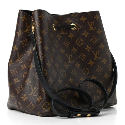 Louis Vuitton Monogram Neonoe MM Black 3 of 9