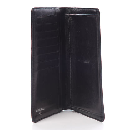Chanel Patent Calfskin Lucky Symbols Yen Wallet Black 5 of 14