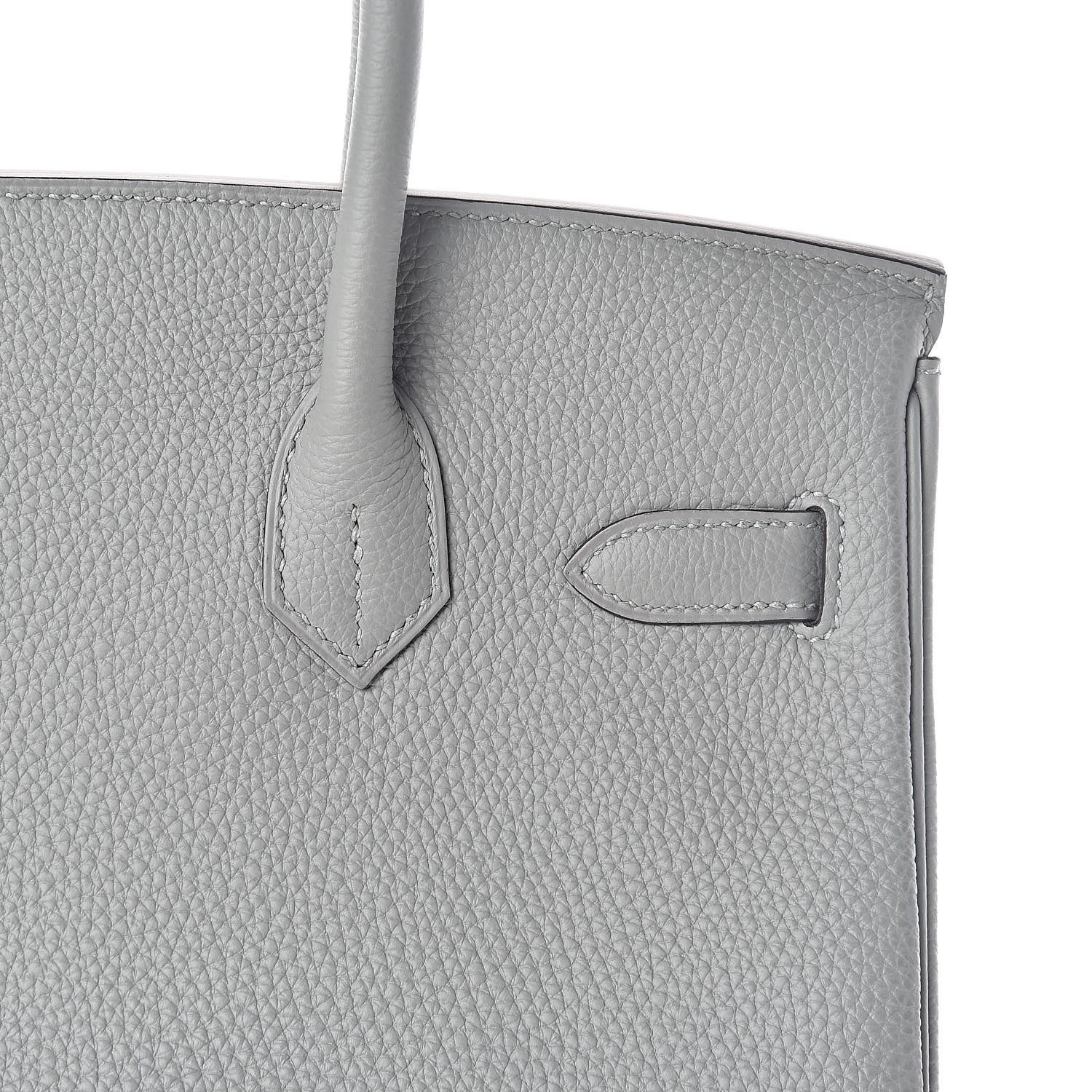 Hermes Togo Birkin 30 Gris Mouette 10 of 33