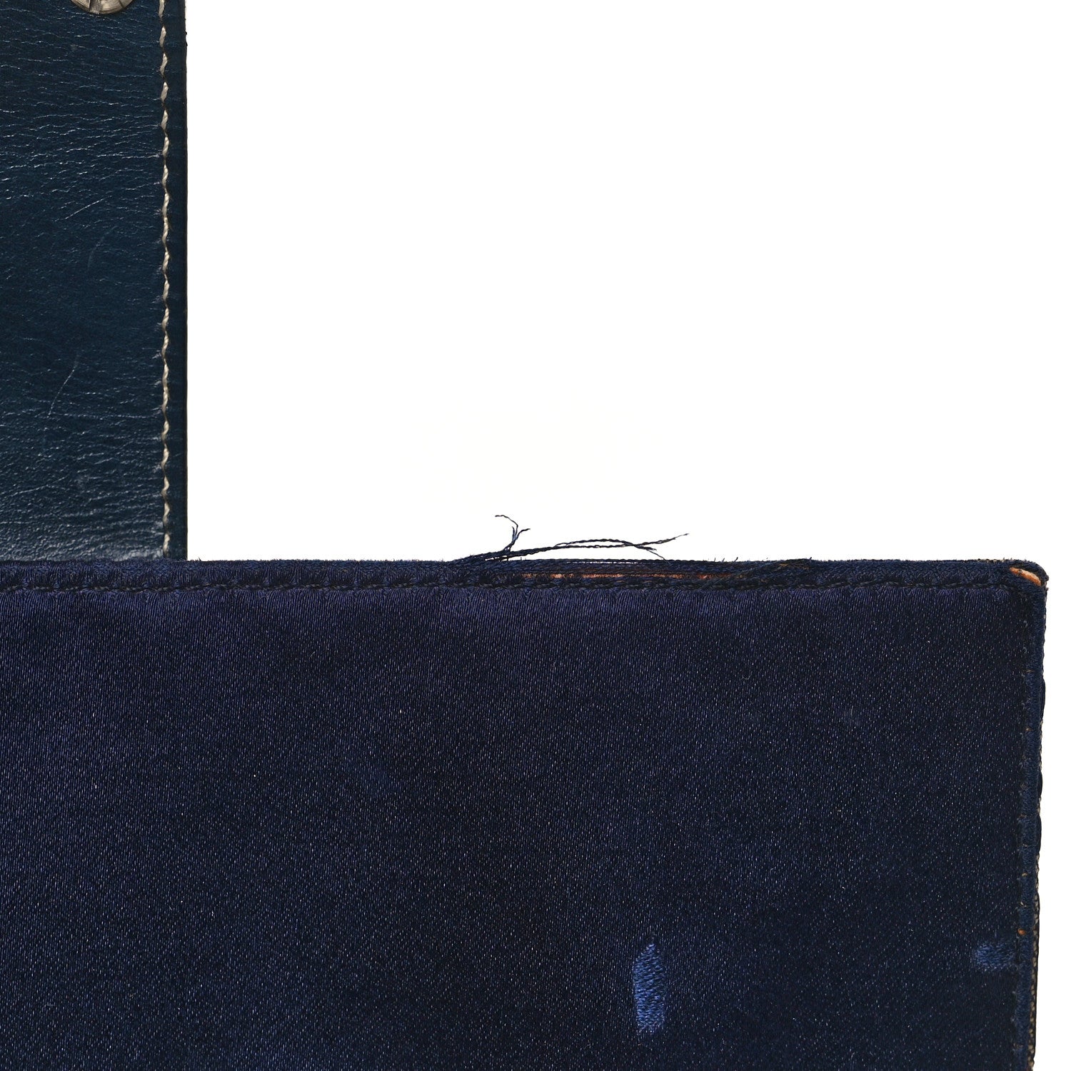 Fendi Zucchino Shoulder Bag Navy 10 of 16