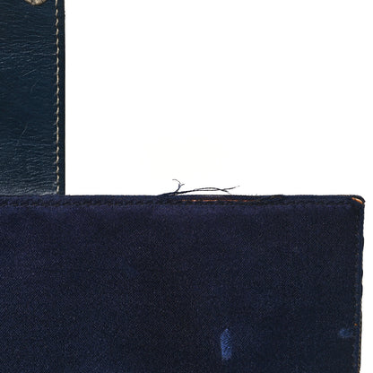 Fendi Zucchino Shoulder Bag Navy 10 of 16