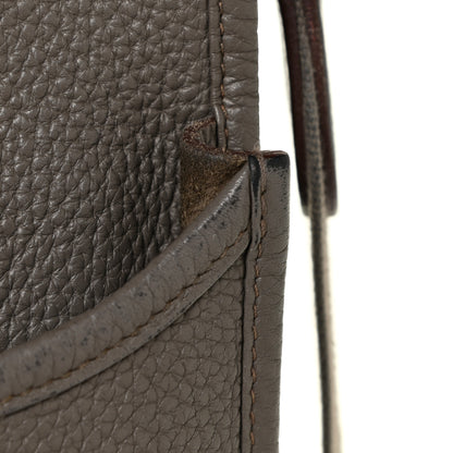 Hermes Taurillon Clemence Evelyne III PM Etain 25 of 32
