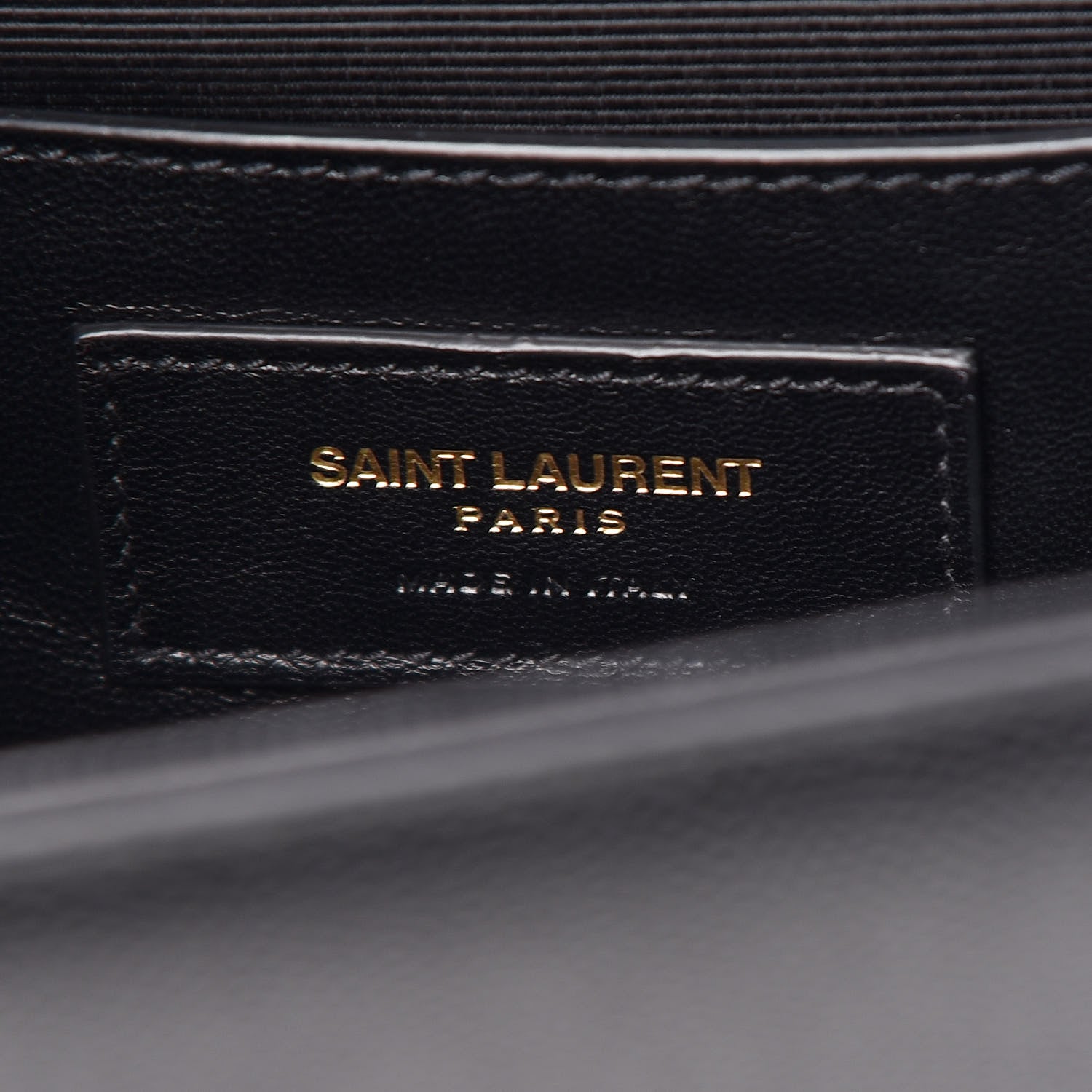 Saint Laurent Grain De Poudre Medium Classic Monogram Kate Satchel Black 8 of 10