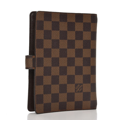 Louis Vuitton Damier Ebene Medium Ring Agenda Cover 3 of 7