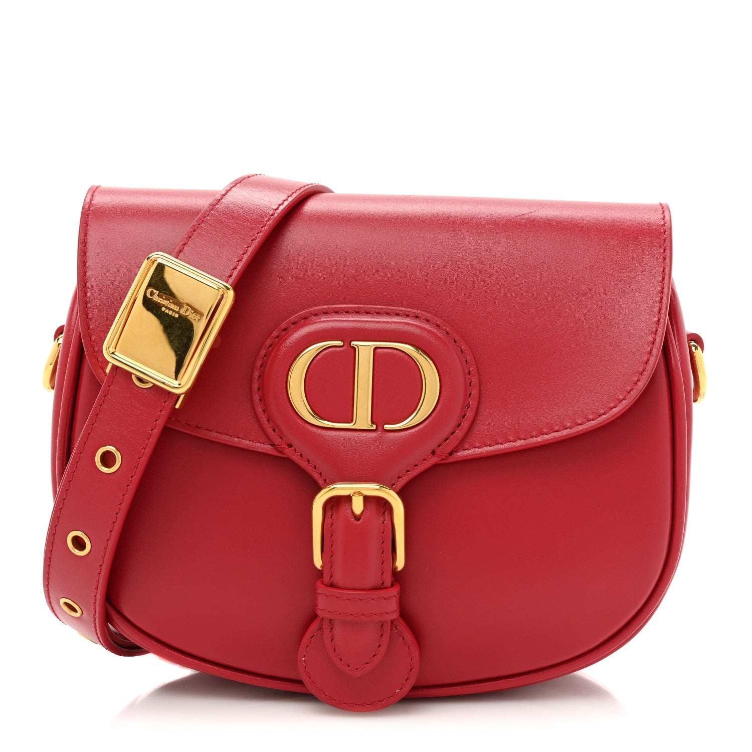 Christian Dior Box Calfskin Small Bobby Flap Red 1 of 10