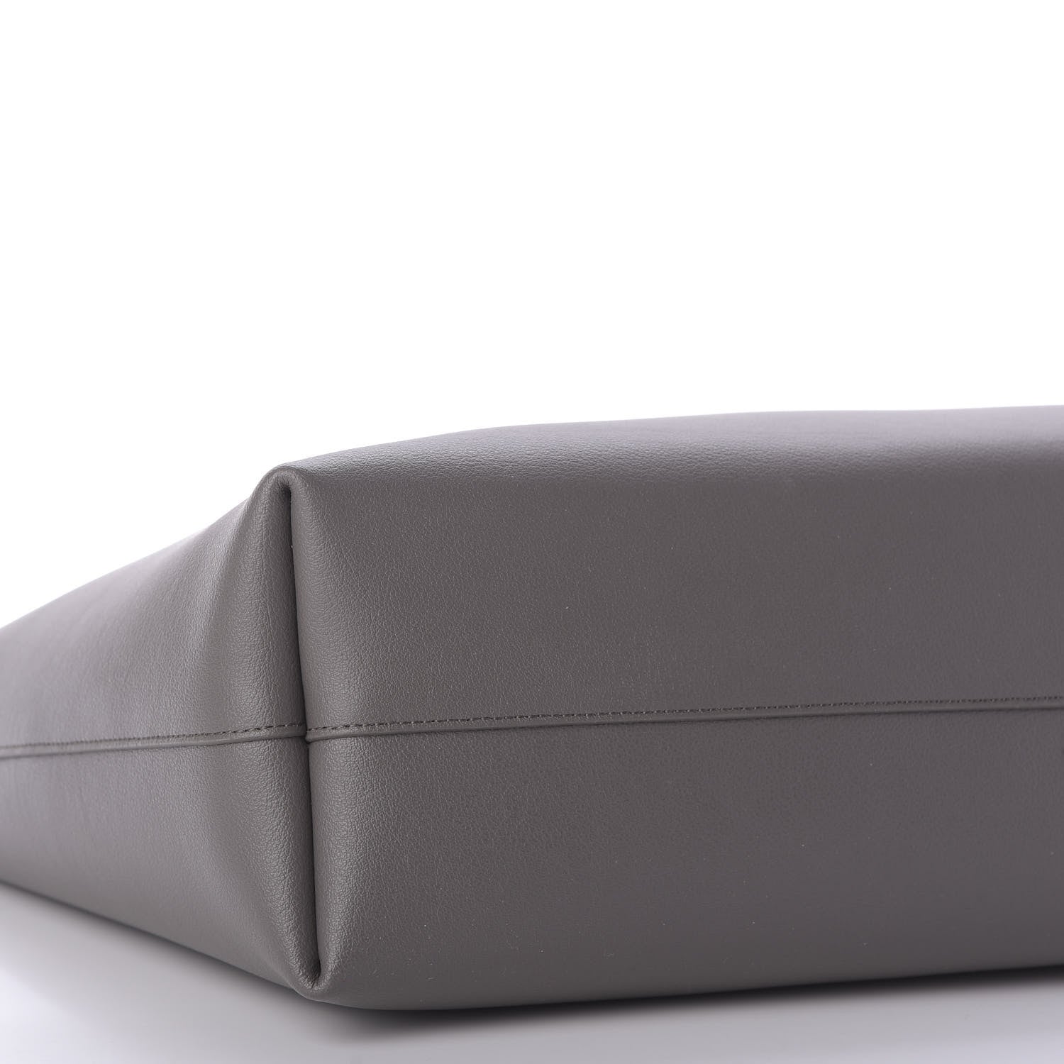 Saint Laurent Calfskin Large Shopping Tote Fog 6 of 9