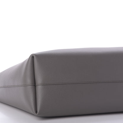Saint Laurent Calfskin Large Shopping Tote Fog 6 of 9