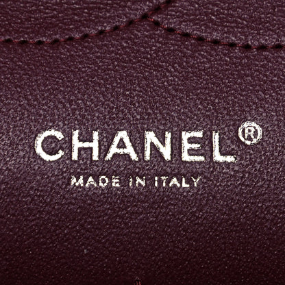 Chanel Lambskin Quilted Jumbo Double Flap Burgundy 6 of 15